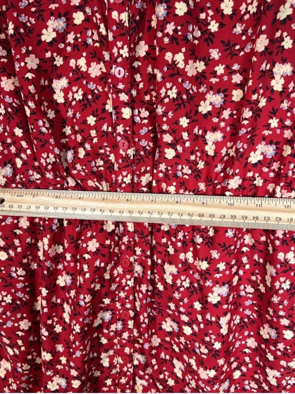 Kimchi Blue Red Floral Tie-Front Mini Dress - Picture 5 of 8